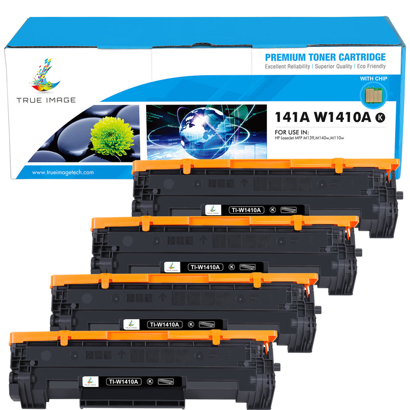 HP 141A Black Toner Cartridges 4-Pack