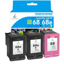 HP ENVY 6552e Ink - Compatible HP 68 Ink Cartridges (Firmware Safe)