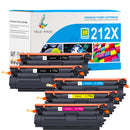 HP 212X toner cartridges 5-pack