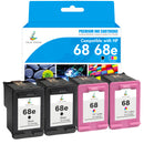 HP ENVY 6555e Ink - Compatible HP 68 68e Ink Cartridges (Firmware Safe)