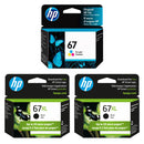 Original HP 67 67XL Ink Cartridge - Works with HP DeskJet 2700 2752e 2755e 2855e 4155e 4255e Envy 6000 6055e