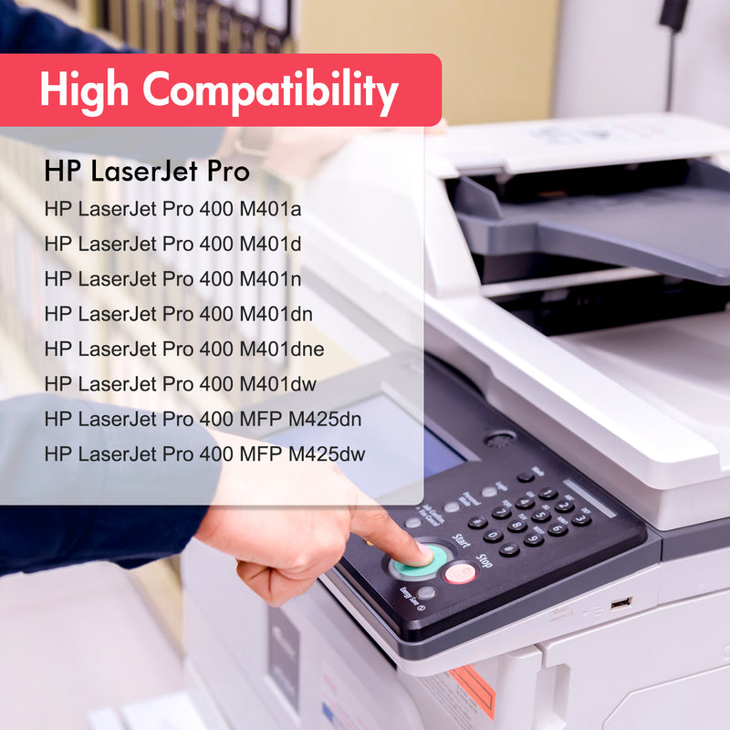 Compatible HP CF280A CF280X Black Toner High Compacitiblity