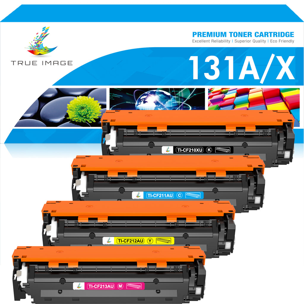 Toner laser compatible 731 131X/131A Noir et couleurs (P4KA251NCMY) - Toner  Services