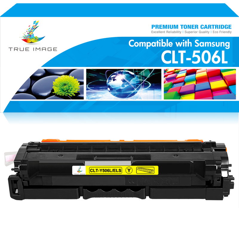 Samsung Compatible CLT-Y506L/XAA Yellow High Yield Toner Cartridge
