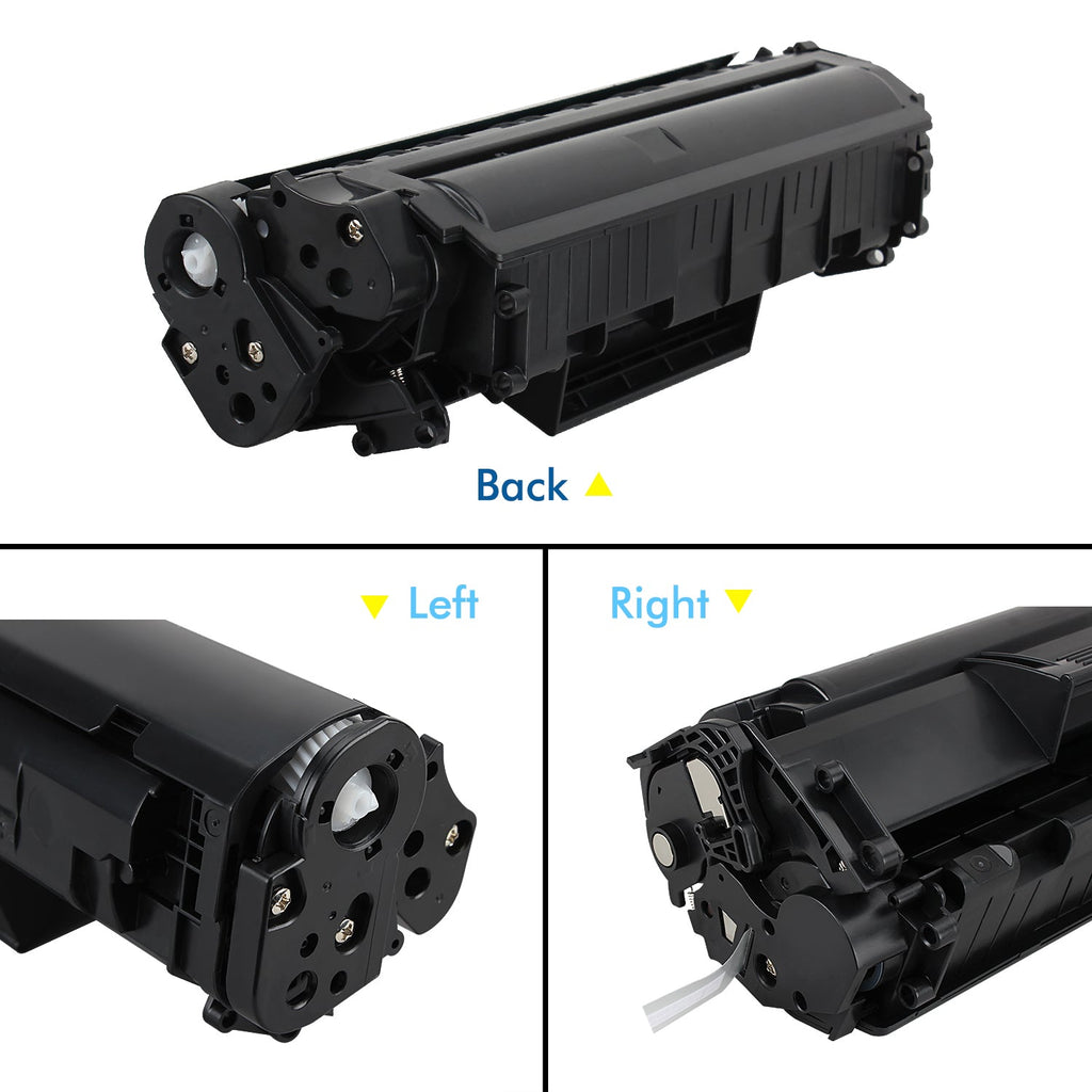 HP 12A Black (Q2612A) Compatible Toner Cartridge 4-Pack