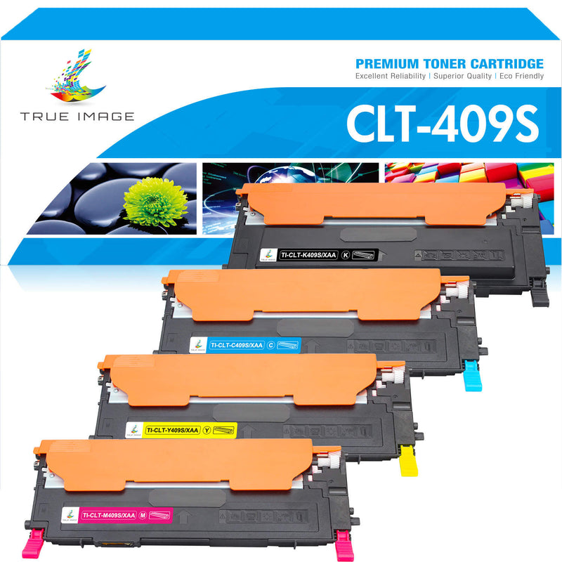 Samsung Compatible CLT-K409S/CLT-C409S/CLT-Y409S/CLT-M409S Toner Cartridge 4-Pack Combo