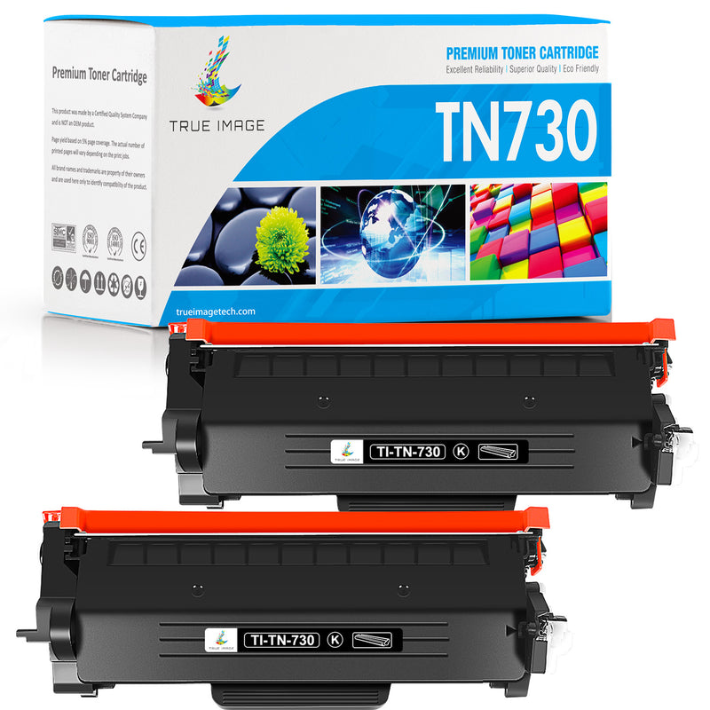 Compatible Brother TN730 Toner 2-Pack