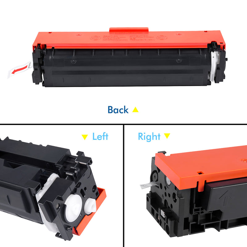 Compatible HP Laserjet 414A Toner Cartridges 4-Pack (W2020A/W2021A/W2022A/W2023A) With Chip
