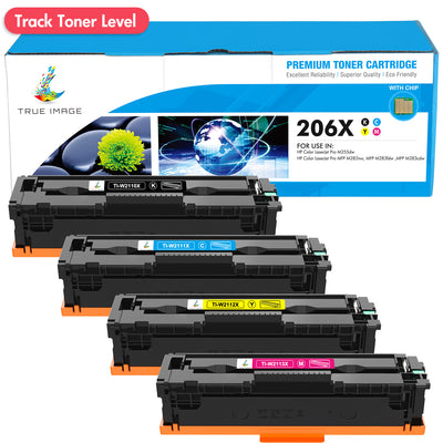 HP 206X Toner Set of 4 - With Latest Chip HP 206X Toner Set of 4 - With Latest Chip