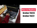 How to replace Brother TN223BK toner